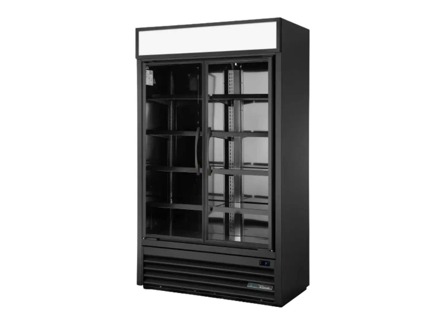 Photo d'un frigo vitrine professionnel.